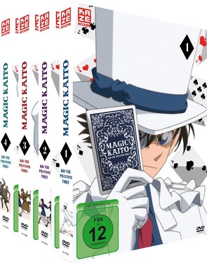 Magic Kaito: Kid Phantom Thief – Gesamtausgabe – Bundle – Vol. 1-4 (4 DVDs) von Hirano,  Toshiki