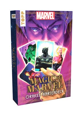 Magic of MARVEL Orakel-Kartendeck. Ein Blick in die Zukunft mit den Original MARVEL-Superhelden wie Spider-Man, Deadpool oder Wolverine von Gilly,  Casey