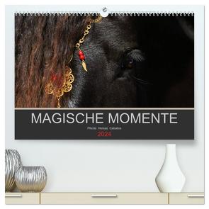 Magische Momente – Pferde Horses Caballos (hochwertiger Premium Wandkalender 2024 DIN A2 quer), Kunstdruck in Hochglanz von Eckerl Tierfotografie www.petraeckerl.com,  Petra