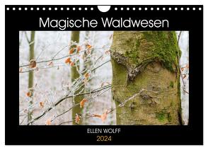 Magische Waldwesen (Wandkalender 2024 DIN A4 quer), CALVENDO Monatskalender von Wolff,  Ellen