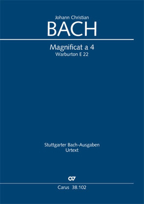 Magnificat a 4 (Klavierauszug) von Bach,  Johann Christian