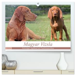 Magyar Vizsla – Vielseitiger Jagdhund mit Familienanschluss (hochwertiger Premium Wandkalender 2024 DIN A2 quer), Kunstdruck in Hochglanz von Mielewczyk,  Barbara