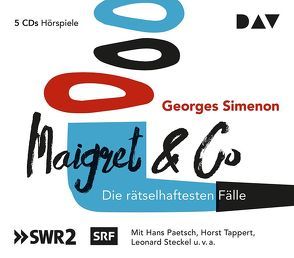 Maigret & Co – Die rätselhaftesten Fälle von Paetsch,  Hans, Simenon,  Georges, Steckel,  Leonard, Tappert,  Horst