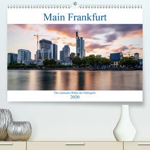 Main Frankfurt (Premium, hochwertiger DIN A2 Wandkalender 2020, Kunstdruck in Hochglanz) von ncpcs
