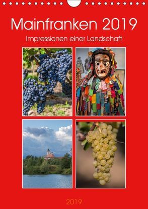 Mainfranken 2019 (Wandkalender 2019 DIN A4 hoch) von Will,  Hans