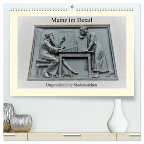 Mainz im Detail – Ungewöhnliche Stadtansichten (hochwertiger Premium Wandkalender 2024 DIN A2 quer), Kunstdruck in Hochglanz von DieReiseEule,  DieReiseEule