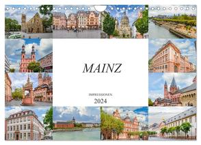 Mainz Impressionen (Wandkalender 2024 DIN A4 quer), CALVENDO Monatskalender von Meutzner,  Dirk