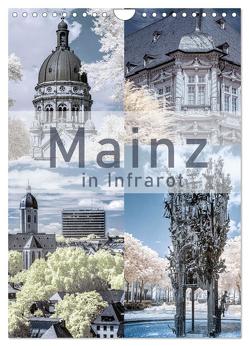 MAINZ IN INFRAROT (Wandkalender 2024 DIN A4 hoch), CALVENDO Monatskalender von M. Kemmer,  Silke