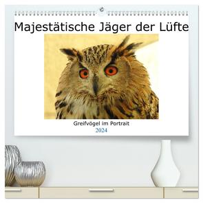 Majestätische Jäger der Lüfte (hochwertiger Premium Wandkalender 2024 DIN A2 quer), Kunstdruck in Hochglanz von Kolatschke,  Dagmar