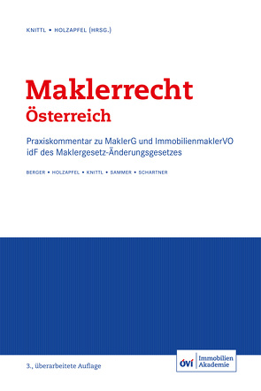 Maklerrecht Österreich von Holzapfel,  Anton, Knittl,  Carl