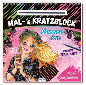 Trötsch Mal- und Kratzblock „Summertime“