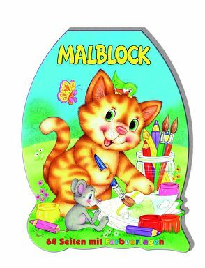 Malblock gestanzt – Katze