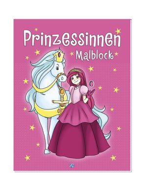 Malblock mit Glitzersteinen – Prinzessinnen