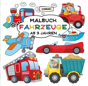 Malbuch Fahrzeuge ab 3 Jahren