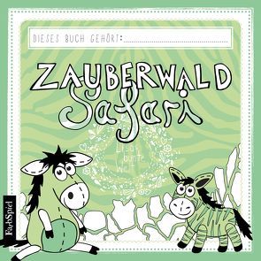 Malbuch Kinder: Die Zauberwald Safari von Wirth,  Lisa