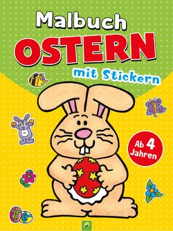 Malbuch Ostern mit Stickern von Tulip,  Jenny