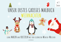 Malbuch Winter – UNSER ERSTES GROßES MALBUCH – WEIHNACHTEN