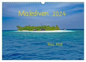 Malediven – Dreamland (Wandkalender 2024 DIN A3 quer), CALVENDO Monatskalender von Hennrich,  Peter