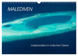 Malediven – Inselparadies im Indischen Ozean (Wandkalender 2024 DIN A3 quer), CALVENDO Monatskalender von Simone Flach,  Sandra