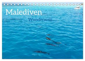 MALEDIVEN Wunderwelt (Tischkalender 2024 DIN A5 quer), CALVENDO Monatskalender von photografie-iam.ch,  photografie-iam.ch