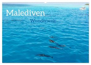 MALEDIVEN Wunderwelt (Wandkalender 2024 DIN A2 quer), CALVENDO Monatskalender von photografie-iam.ch,  photografie-iam.ch