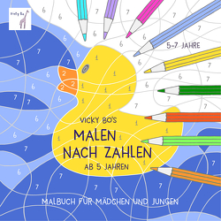 Malen nach Zahlen ab 5 Jahre. Malbuch