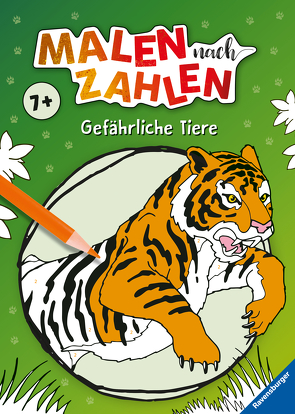 Malen nach Zahlen ab 7: Gefährliche Tiere von Bunse,  Rolf