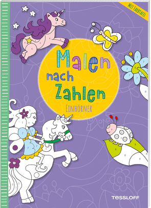 Malen nach Zahlen. Einhörner von Schmidt,  Sandra