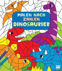 Malen nach Zahlen für Kinder: Dinosaurier