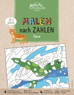 Malen nach Zahlen Tiere. Für Kinder ab 7 Jahren