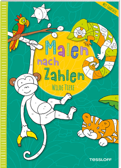 Malen nach Zahlen. Wilde Tiere von Schmidt,  Sandra