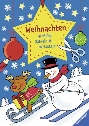 Malen – Rätseln – Basteln: Weihnachten von Peikert,  Marlit, Penner,  Angelika, Pustlauk,  Thilo