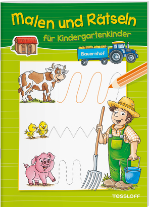 Malen und Rätseln für Kindergartenkinder. Bauernhof von Lohr,  Stefan