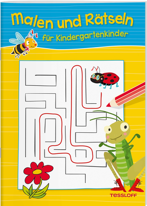 Malen und Rätseln für Kindergartenkinder (Gelb) von Blendinger,  Johannes, Haller,  Ute, Pautner,  Norbert, Poppins,  Oli, Turnhofer,  Kersti, Wongel,  Günter