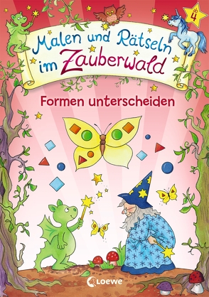 Malen und Rätseln im Zauberwald – Formen unterscheiden von Beurenmeister,  Corina