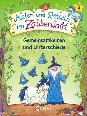 Malen und Rätseln im Zauberwald – Gemeinsamkeiten und Unterschiede von Beurenmeister,  Corina