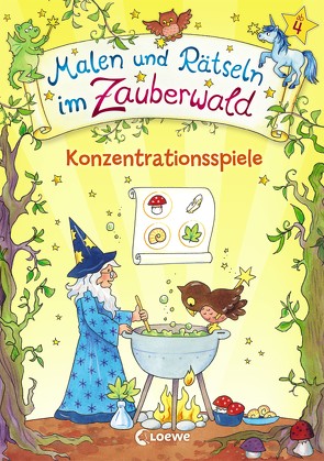 Malen und Rätseln im Zauberwald – Konzentrationsspiele von Beurenmeister,  Corina