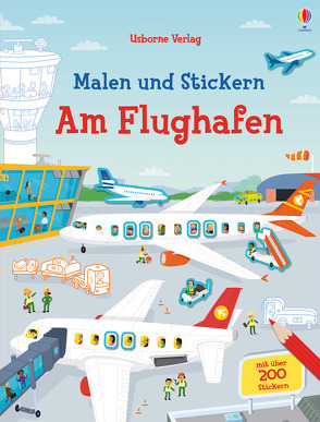 Malen und Stickern: Am Flughafen von Robins,  Wesley, Smith,  Sam, Tudhope,  Simon