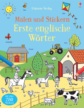 Malen und Stickern: Erste englische Wörter von Luthringer,  Mélisande, Robson,  Kirsteen, Whatmore,  Candice