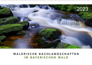 Malerische Bachlandschaften im Bayerischen Wald (Wandkalender 2023 DIN A2 quer) von Maier,  Norbert