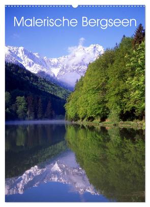 Malerische Bergseen (Wandkalender 2024 DIN A2 hoch), CALVENDO Monatskalender von Reupert,  Lothar