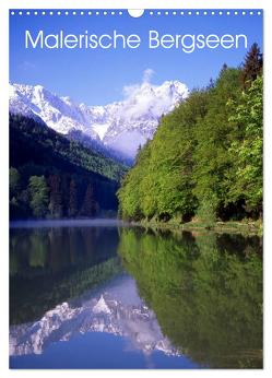 Malerische Bergseen (Wandkalender 2024 DIN A3 hoch), CALVENDO Monatskalender von Reupert,  Lothar