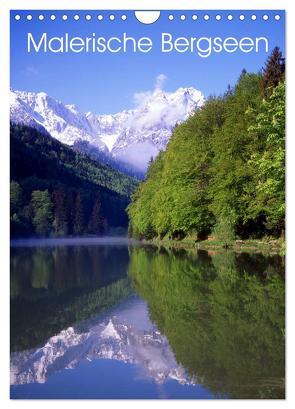 Malerische Bergseen (Wandkalender 2024 DIN A4 hoch), CALVENDO Monatskalender von Reupert,  Lothar