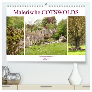 Malerische Cotswolds (hochwertiger Premium Wandkalender 2024 DIN A2 quer), Kunstdruck in Hochglanz von Kruse,  Gisela