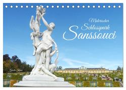 Malerischer Schlosspark Sanssouci (Tischkalender 2024 DIN A5 quer), CALVENDO Monatskalender von Kruse,  Gisela