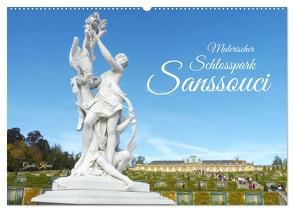 Malerischer Schlosspark Sanssouci (Wandkalender 2024 DIN A2 quer), CALVENDO Monatskalender von Kruse,  Gisela