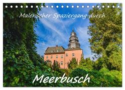 Malerischer Spaziergang durch Meerbusch (Tischkalender 2024 DIN A5 quer), CALVENDO Monatskalender von Hackstein,  Bettina