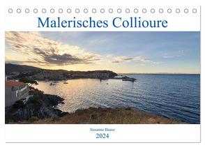 Malerisches Collioure in Südfrankreich (Tischkalender 2024 DIN A5 quer), CALVENDO Monatskalender von Haase,  Susanne