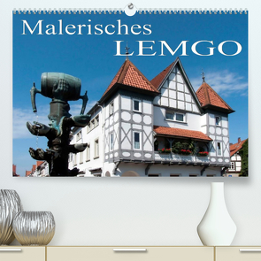 Malerisches Lemgo (Premium, hochwertiger DIN A2 Wandkalender 2022, Kunstdruck in Hochglanz) von happyroger