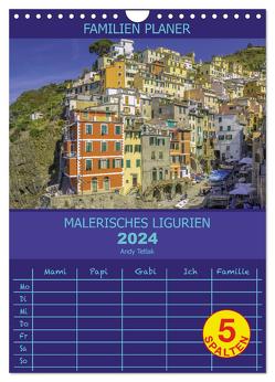 Malerisches Ligurien (Wandkalender 2024 DIN A4 hoch), CALVENDO Monatskalender von Tetak,  Andy